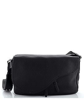 Christian Dior Saddle Flap Messenger Bag Leather Medium (view 1)