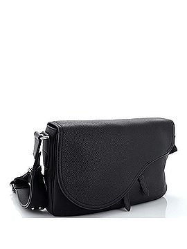 Christian Dior Saddle Flap Messenger Bag Leather Medium (view 2)