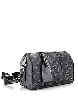 Louis Vuitton City Keepall Bag Monogram Eclipse Canvas (view 2)
