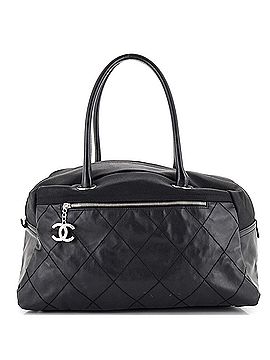 Chanel Biarritz Duffle Bag Quilted Coated Canvas Large (view 1)