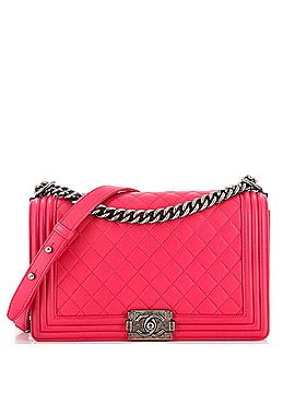 Chanel Boy Flap Bag Quilted Lambskin New Medium (view 1)