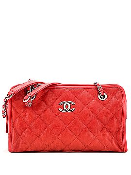 Chanel French Riviera Tote Quilted Caviar Small (view 1)