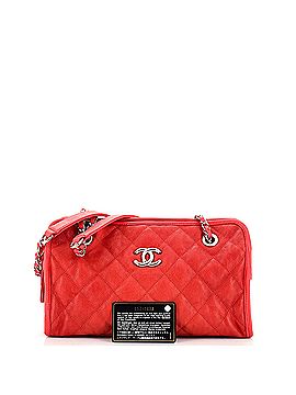 Chanel French Riviera Tote Quilted Caviar Small (view 2)
