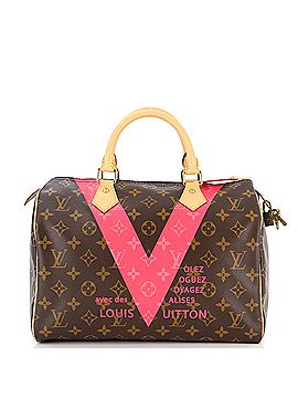 Louis Vuitton Speedy Handbag Limited Edition V Monogram Canvas 30 (view 1)
