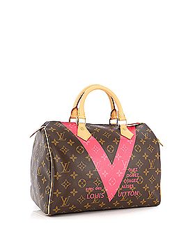 Louis Vuitton Speedy Handbag Limited Edition V Monogram Canvas 30 (view 2)
