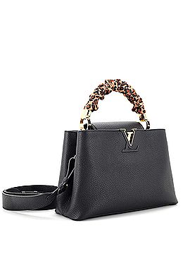 Louis Vuitton Capucines Scrunchie Handle Bag Leather MM (view 2)