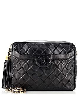 Chanel Vintage Front Pocket Camera Bag Quilted Lambskin Medium (view 1)