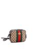 Gucci Brown Bee Web Camera Bag GG Canvas One Size - photo 2