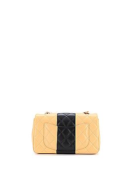 Chanel Bicolor Classic Single Flap Bag Quilted Lambskin Mini (view 2)
