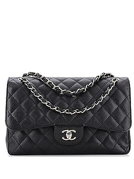 Chanel Classic Double Flap Bag Quilted Caviar Jumbo (view 1)