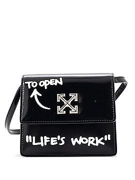 OFF-WHITE Jitney 0.7 Crossbody Belt Bag Printed Leather (view 1)