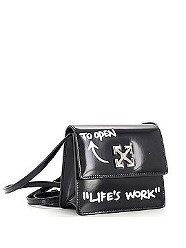 OFF-WHITE Jitney 0.7 Crossbody Belt Bag Printed Leather (view 2)