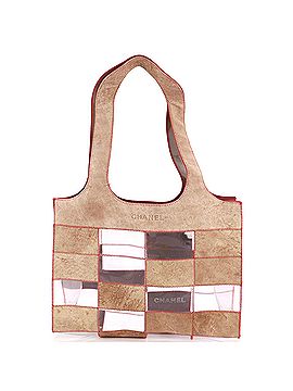 Chanel Naked Patchwork Tote PVC and Suede Medium (view 1)