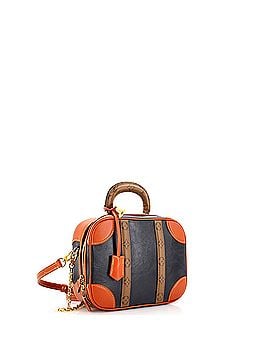Louis Vuitton Valisette Handbag Calfskin with Reverse Monogram Canvas PM (view 2)