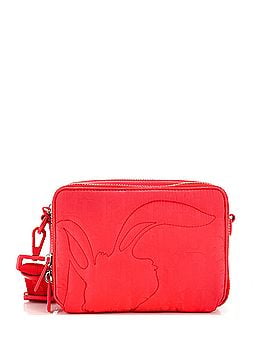 Christian Dior x ERL Double Zip Crossbody Pouch Quilted Oblique Mirage Technical Fabric (view 1)