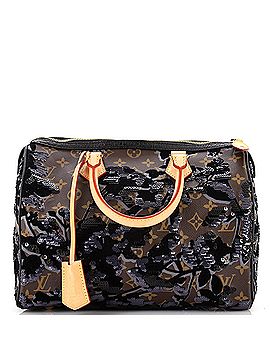 Louis Vuitton Speedy Handbag Fleur De Jais Monogram Canvas 30 (view 1)