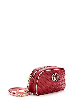 Gucci GG Marmont Shoulder Bag Diagonal Quilted Leather Small (view 2)