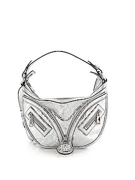 Versace Repeat Hobo Metallic Leather Small (view 1)