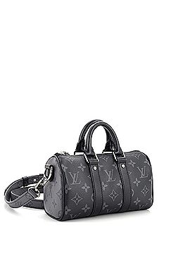 Louis Vuitton Keepall Bandouliere Bag Reverse Monogram Eclipse Canvas XS (view 2)