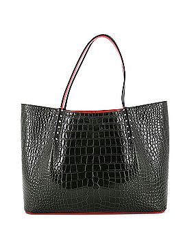 Christian Louboutin Cabarock Tote Crocodile Embossed Leather Large (view 1)