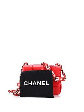 Chanel Monacoco Logo Blocks Square Flap Bag Quilted Lambskin with Resin Mini (view 2)