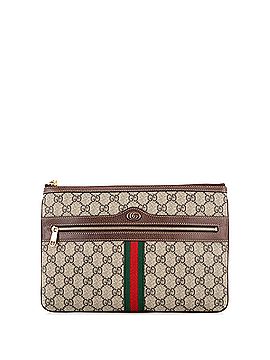 Gucci Ophidia Zip Pouch GG Coated Canvas Large (view 1)