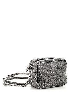 Saint Laurent LouLou Bowling Bag Matelasse Chevron Leather Mini (view 2)