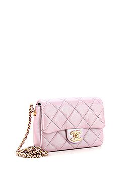 Chanel My Perfect Adjustable Chain Flap Bag Quilted Iridescent Caviar Mini (view 2)