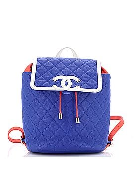 Chanel Filigree Backpack Quilted Caviar Large (view 1)