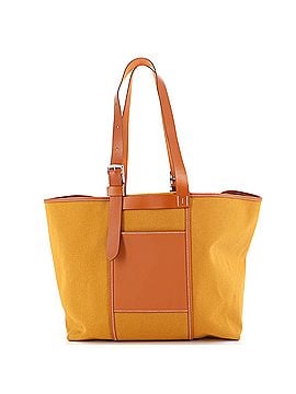 Hermès Etriviere Pocket Tote Toile and Leather 35 (view 1)