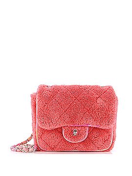 Chanel Classic Single Flap Bag Quilted Terry Cloth and Ribbon Small (view 1)