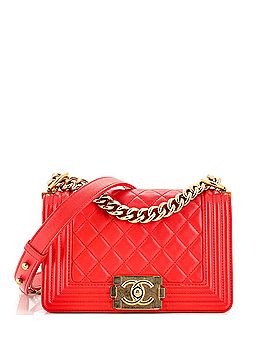 Chanel Boy Flap Bag Quilted Lambskin Small (view 1)