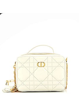 Christian Dior Caro Box Bag with Chain Macrocannage Quilt Calfskin (view 1)