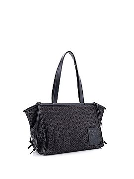 Loewe Cushion Tote Anagram Canvas with Leather Small (view 2)