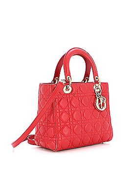 Christian Dior Lady Dior Bag Cannage Quilt Lambskin Medium (view 2)