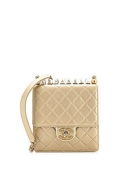 Chanel Chic Pearls Flap Bag Quilted Goatskin with Acrylic Beads Mini (view 1)