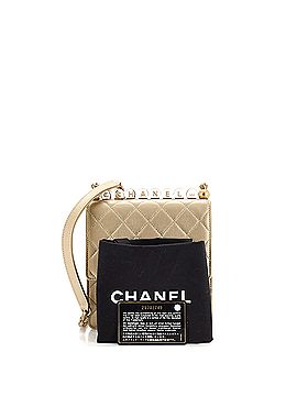 Chanel Chic Pearls Flap Bag Quilted Goatskin with Acrylic Beads Mini (view 2)
