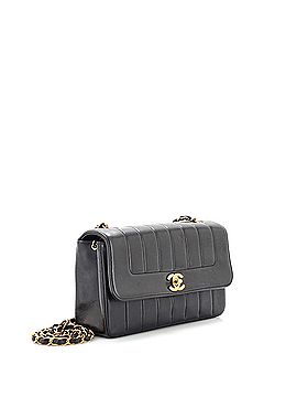 Chanel Vintage CC Chain Flap Bag Vertical Quilt Lambskin Small (view 2)