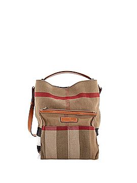 Burberry Ashby Bag House Check Canvas Medium (view 2)