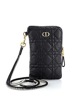 Christian Dior Caro Multifunctional Pouch Cannage Quilt Calfskin (view 1)