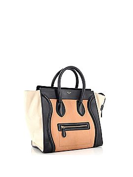 Céline Tricolor Luggage Bag Leather Mini (view 2)