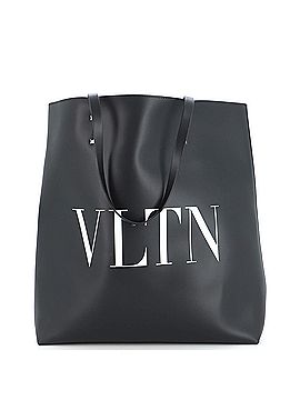 Valentino Garavani VLTN Rockstud Shopping Tote Printed Leather Tall (view 1)