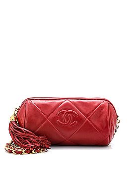 Chanel Vintage Diamond CC Barrel Bag Quilted Leather Mini (view 1)