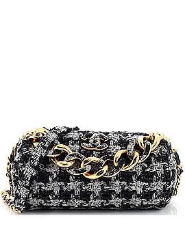 Chanel CC Chain Bowling Bag Quilted Houndstooth Tweed Medium (view 1)
