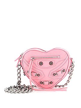 Balenciaga Le Cagole Heart Chain Bag Leather Mini (view 1)