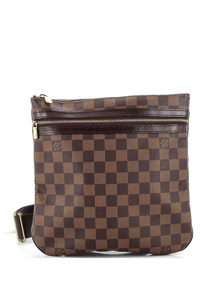 Louis Vuitton 100% Coated Canvas Brown Bosphore Pochette Damier One ...