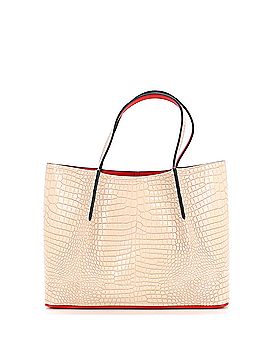 Christian Louboutin Cabarock Tote Crocodile Embossed Leather Small (view 1)