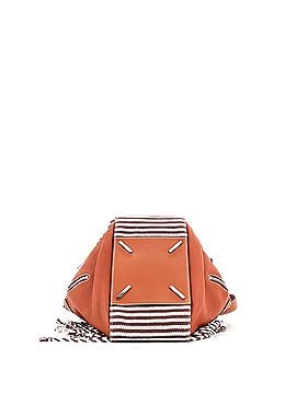Loewe Hammock Bag Leather and Fringed Canvas Small (view 2)