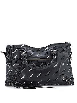Balenciaga Logo City Classic Studs Bag Leather Medium (view 1)