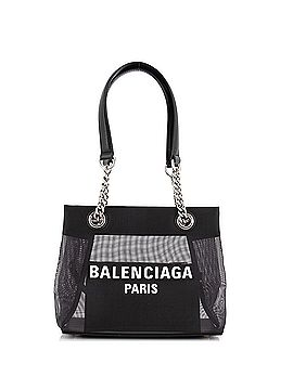Balenciaga Duty Free Tote Mesh with Leather Small (view 1)